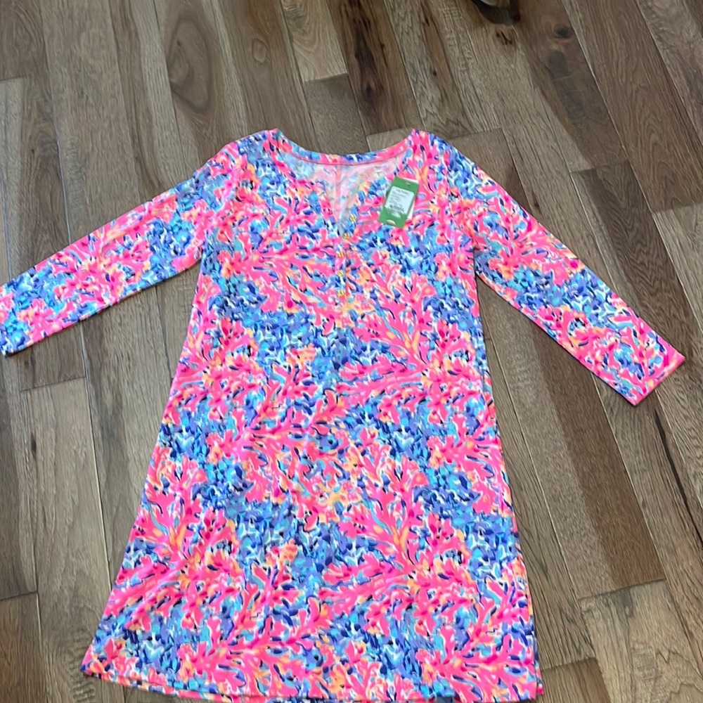 Lilly Pulitzer banyan dress coco coral crab